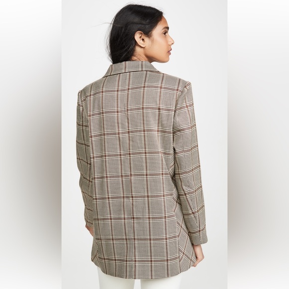 {Lioness} slouchy & slightly oversized Plaid Blazer NWT - Sz M - Picture 3 of 16